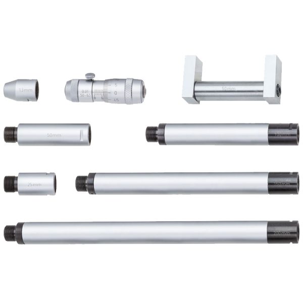 Accud - 50-600mm Metric Tubular Inside Micrometer Set