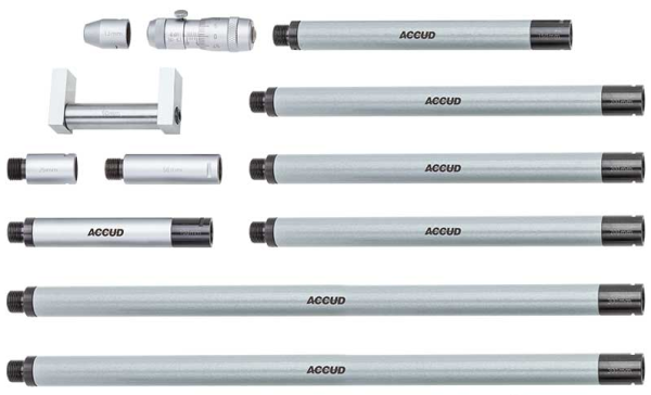 Accud - 50-1500mm Tubular Inside Micrometer
