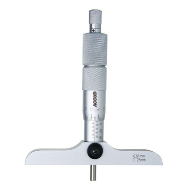 Accud - 0-300mm Depth Micrometer with Captive Anvils