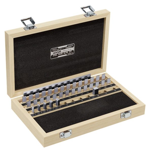 Accud - 34 Piece Grade 1 Gauge Block Set