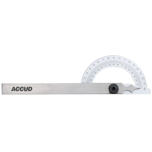 Accud - 180° Protractor & 500mm Combination Square