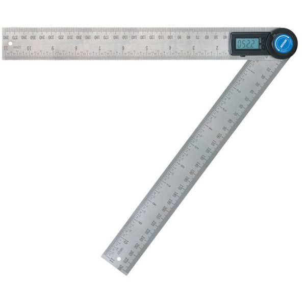 Accud - 360° Protractor & 300mm Combination Ruler