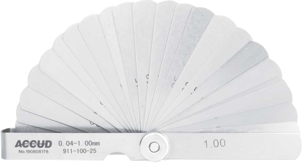 Accud - 0.04-1.00 mm Feeler Gauge