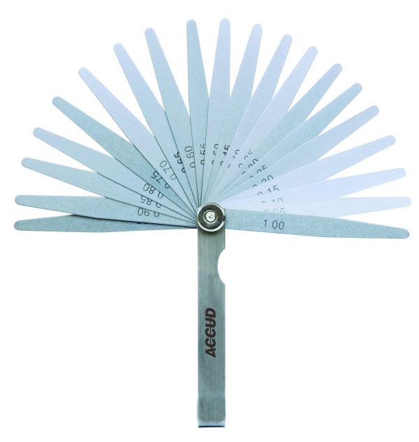Accud - 0.03 - 0.50mm Feeler Gauge, Length 100Mm