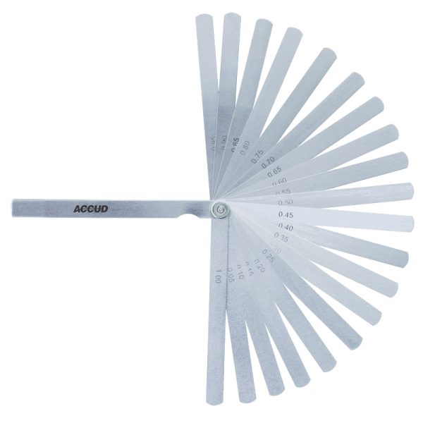 Accud - 200mm Feeler Gauge 20 Leave Set