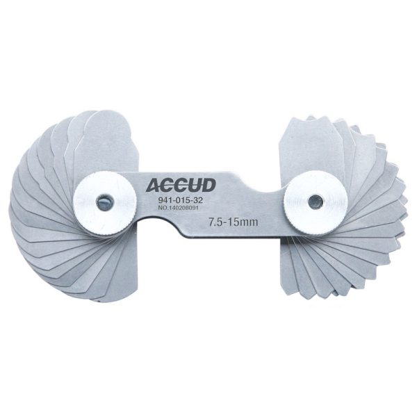 Accud - 7.5-15mm Radius Gauge