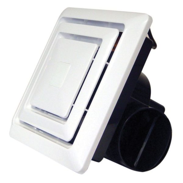 AIRWARE - HEADER BOX FAN WITH 100mm SIDE DUCT 45l/s 165m3/hr
