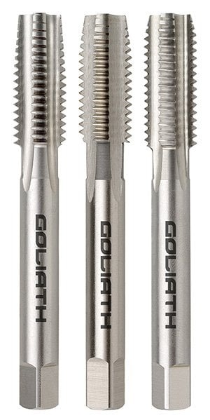 Goliath Threading Tools 5/32" x 32 BSW Left Hand HSS Tap Set - Goliath