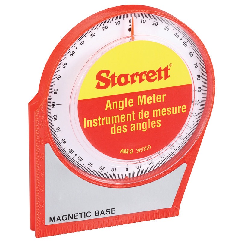 Starrett - Angle Meter 125mm/5in X 125mm/5in Magnetic Base And Back