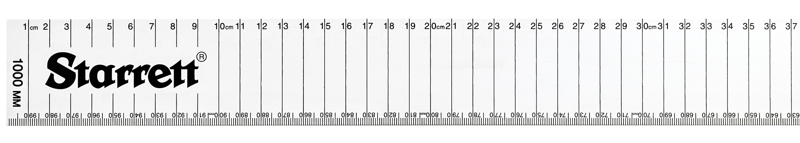 Starrett Flat Aluminium Straight Edge Rule 1000 mm ASME-1000 Straight Edge Rule