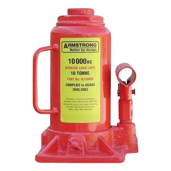 ARMSTRONG - BOTTLE JACK 10000kg HEAVY DUTY