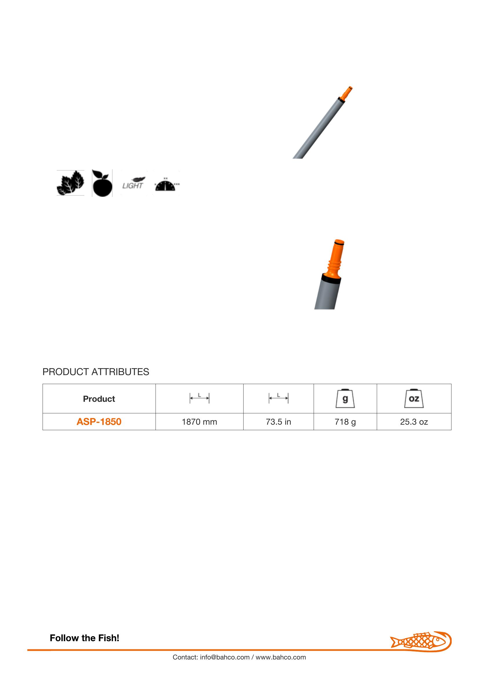 Bahco Aluminium Extension Pole 1870 mm - Image 7