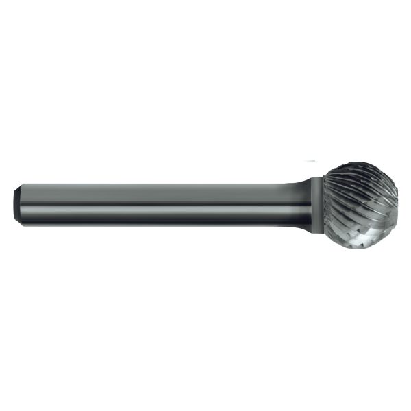 BUR CRB B202 SD410 BALL SHAPE DBLCUT 3/32_1/8 SHK