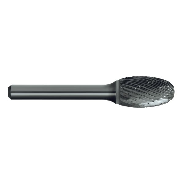 BUR CRB B203 SE410 OVAL SHAPE DBLCUT 1/8x 7/32 1/8 SHK