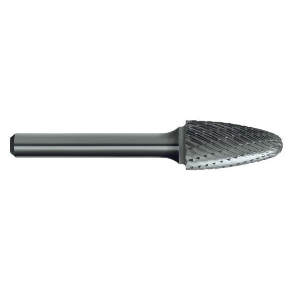 BUR CRB B204 SF500 TREE SHAPE RAD END DBLCUT 1/2x1 1/4 SHK