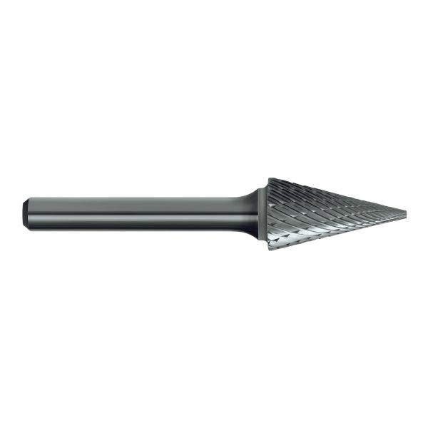 BUR CRB B208 SM500 CONE SHAPE DBLCUT 1/2x1 1/4 SHK