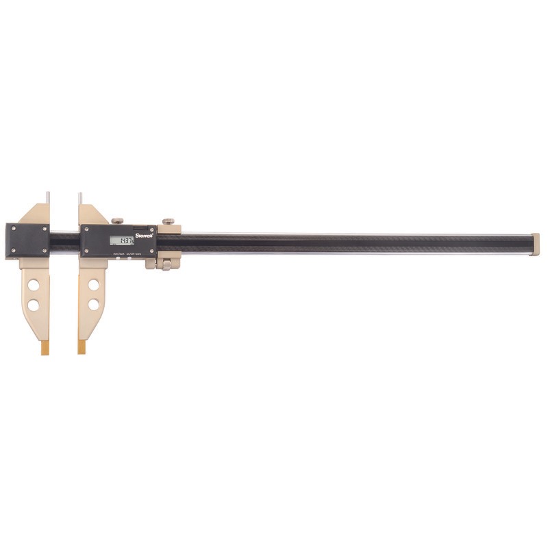 Starrett ELECTRONIC CARBON FIBER (WATER RESISTANT) CALIPER - WITH OUTPUT - IN CASE - B5000BZ-24/600 Carbon Fiber Caliper