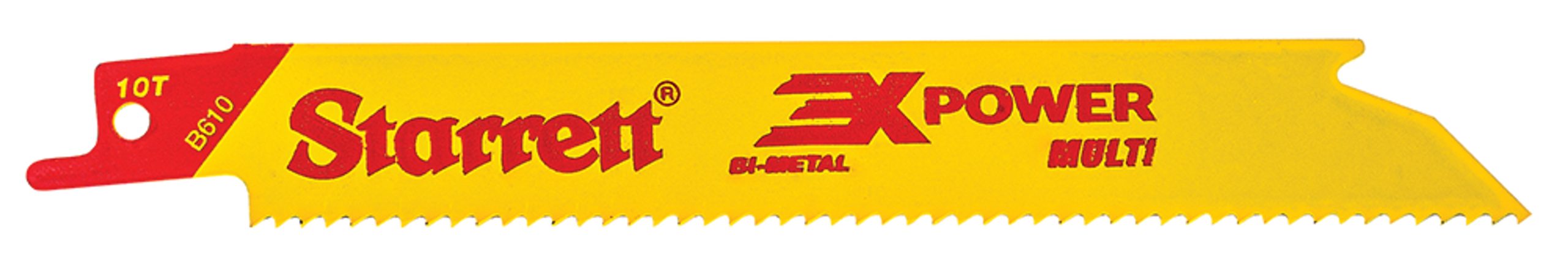 Starrett Recip Saw Blade 150mm X 10tpi (20 PACK) B610-20 Multi-Purpose Reciprocating Saw Blade