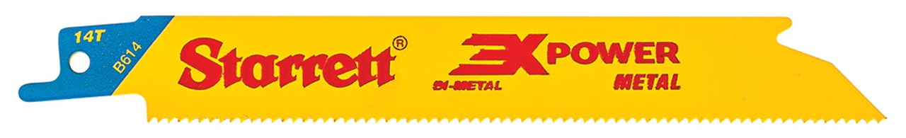 Starrett Recip Saw Blade 150mm X 14tpi (20 PACK) B614-20 Metal Cut Reciprocating Saw Blade