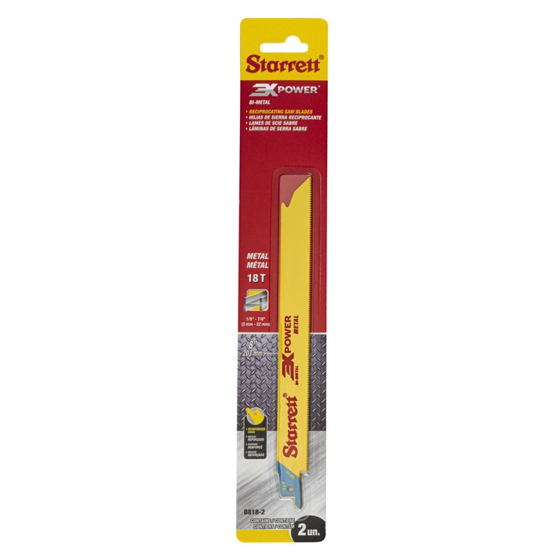 Starrett - Recip Saw Blade 18tpi