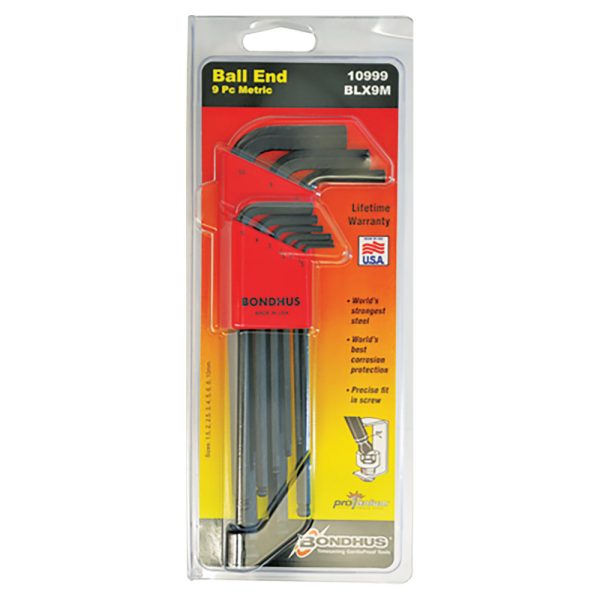 BONDHUS - BONDHUS SET 9 BALL END L-WR 1.50MM