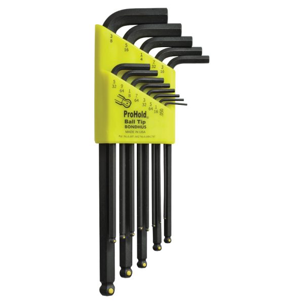 BONDHUS SET 13 PROHLD BALL END L-WR 050-3/8"