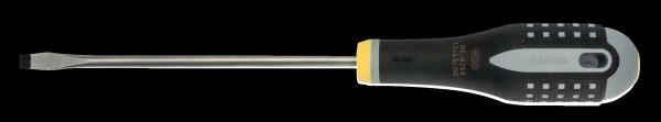 Bahco ERGO handled Screwdriver, slotted head, flat tip, 247mm, blade 125mm, tip 6.5mm - Image 2