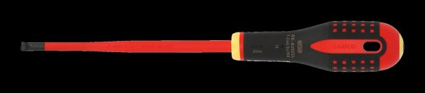 Bahco ERGO handled Slim Line 1000v insulated screwdriver - Slotted 3.5mm tip, blade length 100mm - Image 4