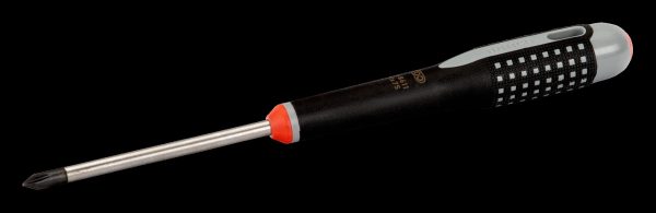 Bahco ERGO handled Screwdriver, Philips head, 197mm, blade 75mm, No. 1