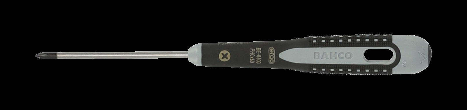 Bahco ERGO handled Screwdriver, insulated to 1000V, Philips head, 175mm, blade PH 2 - Image 3