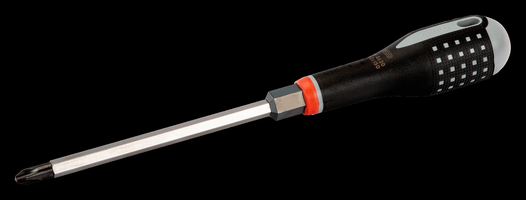 Bahco ERGO handled Screwdriver, Philips head, 361mm, blade 200mm, No. 4