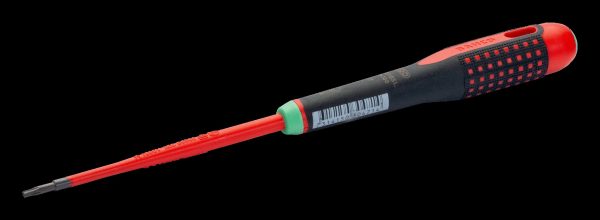 Bahco ERGO handled Slim Line 1000v insulated screwdriver - T25 - blade length 125mm