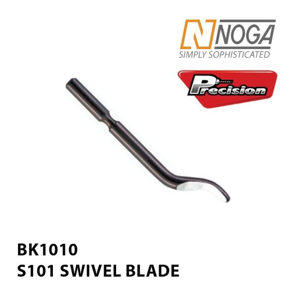 NOGA BLADE SWIVEL DEBURRING LEFT HAND PACK OF 10 S101LH-TiN