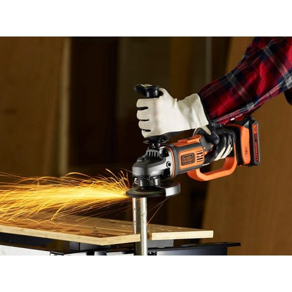 B&D - ANGLE GRINDER 125mm, 18V LITHIUM, SKIN ONLY - Image 7