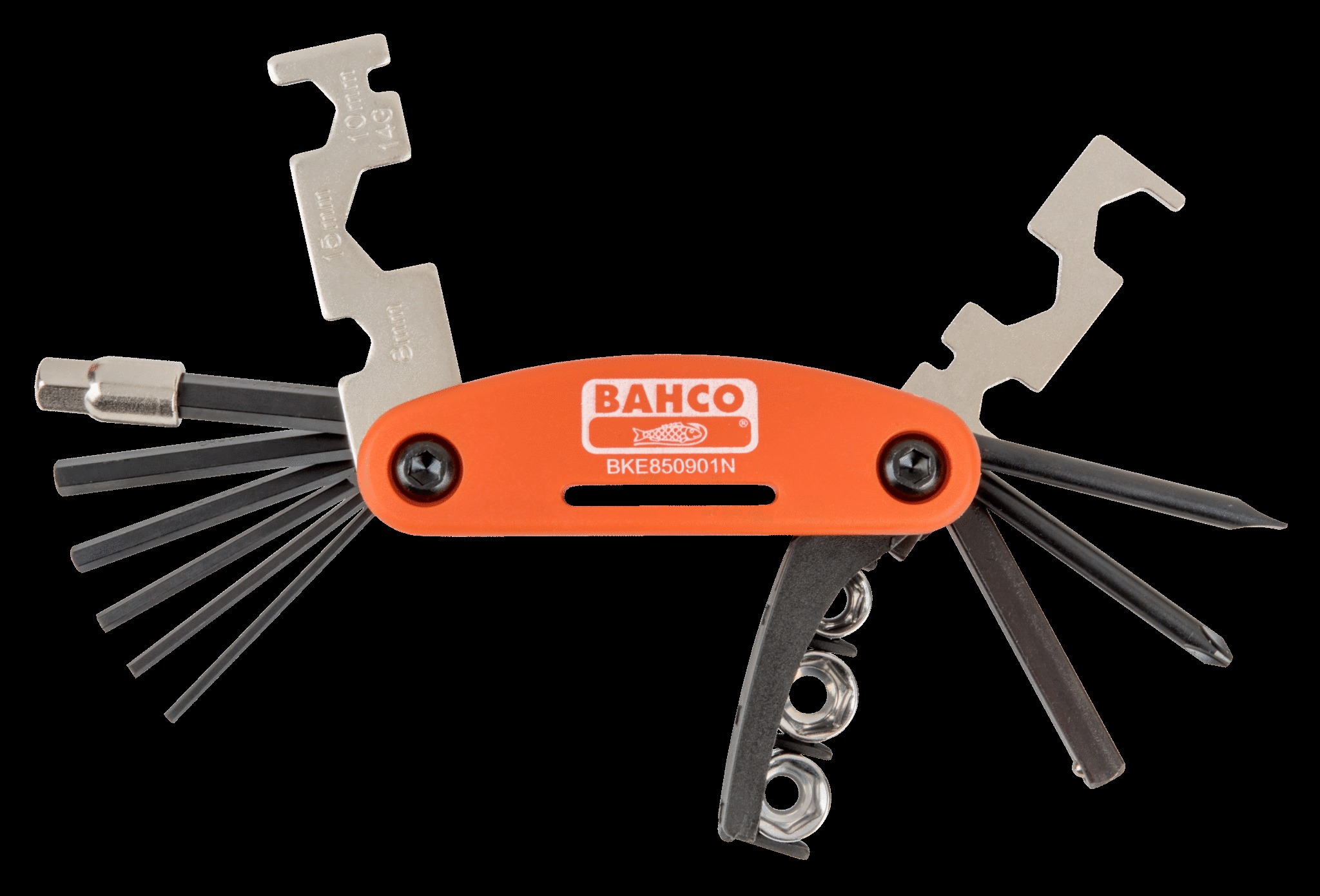 Bahco Mixed Bicycle Folding Tool Set with Pouch - Image 2