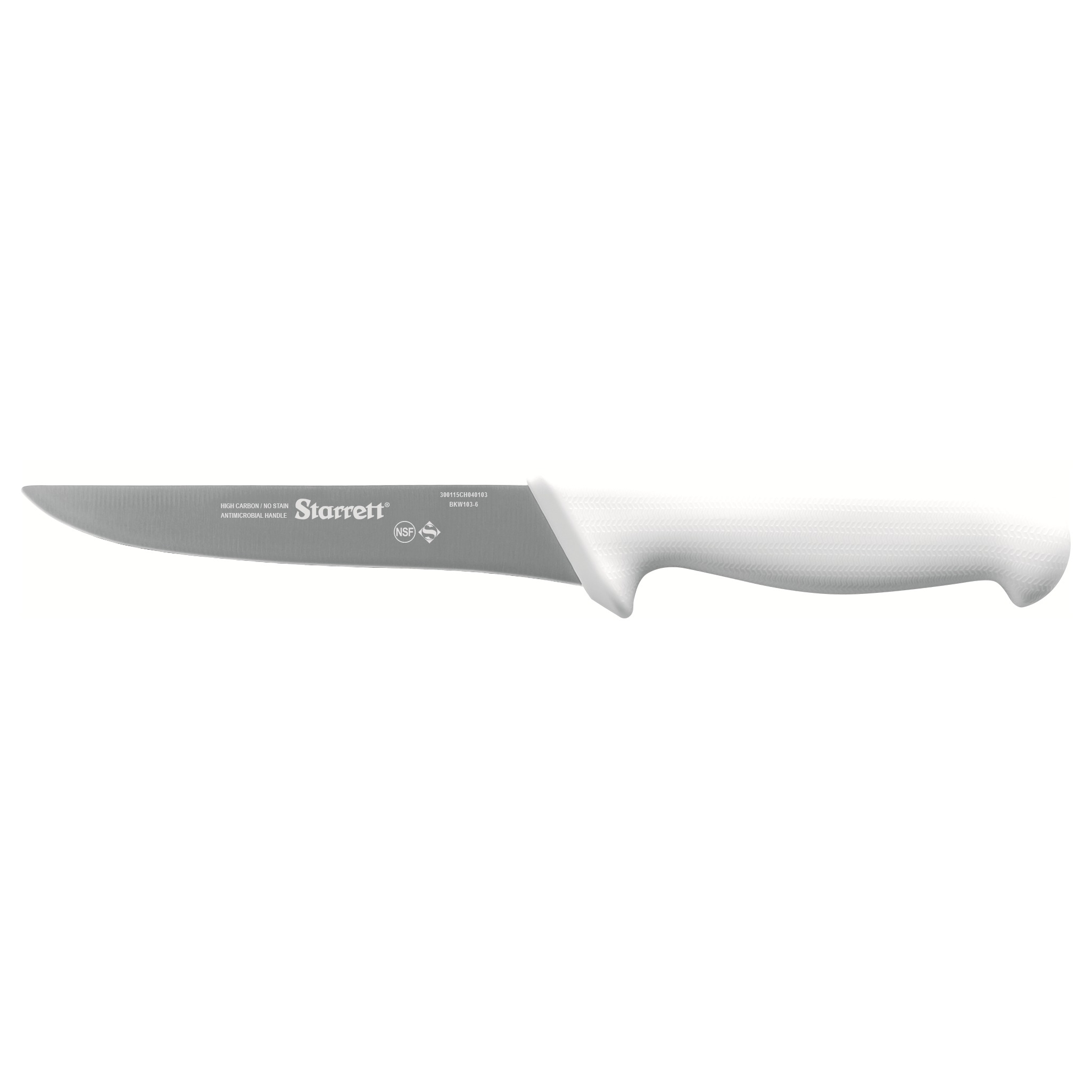 Starrett - BUTCHER KNIFE DEBONING WITH STRAIGHT BROAD BLADE 6