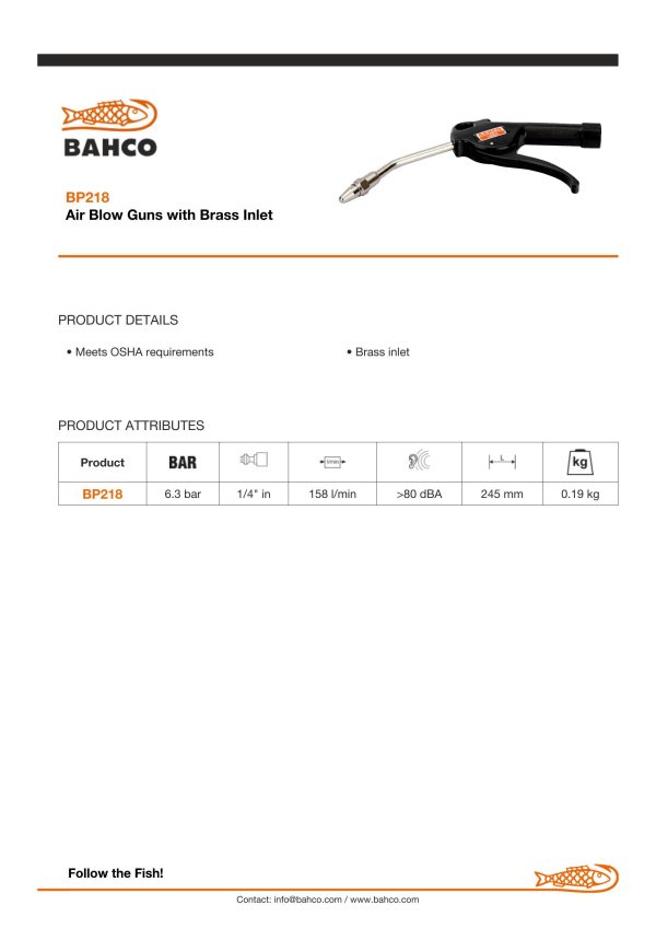 Bahco Blow Gun - Image 3