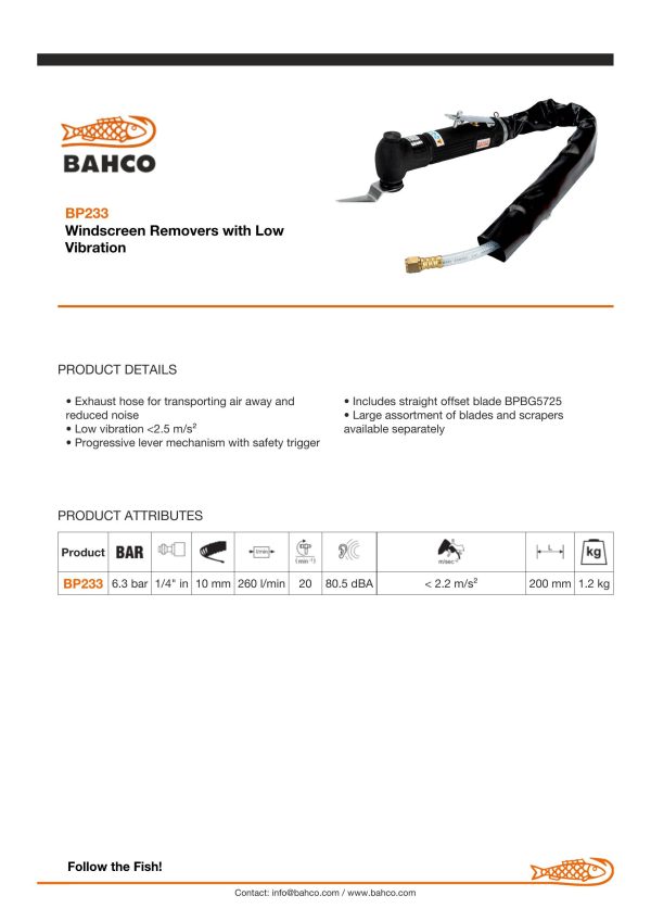 Bahco Windscreen Remover - Image 6
