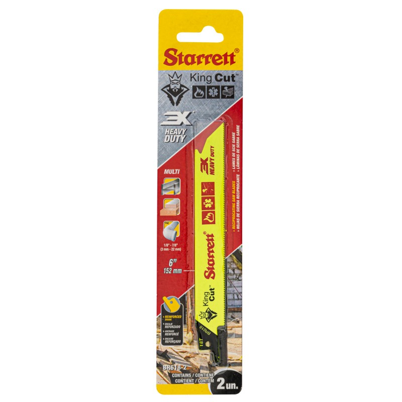 Starrett - Recip Saw Blade 150mm X 18tpi (B618-2)