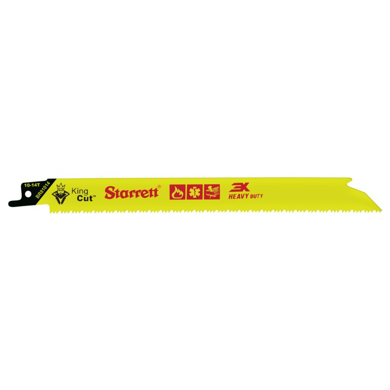 Starrett Recip Saw Blade 203mm X 10-14tpi (B81014-20) BR81014-20 King Cut Reciprocating Saw Blade