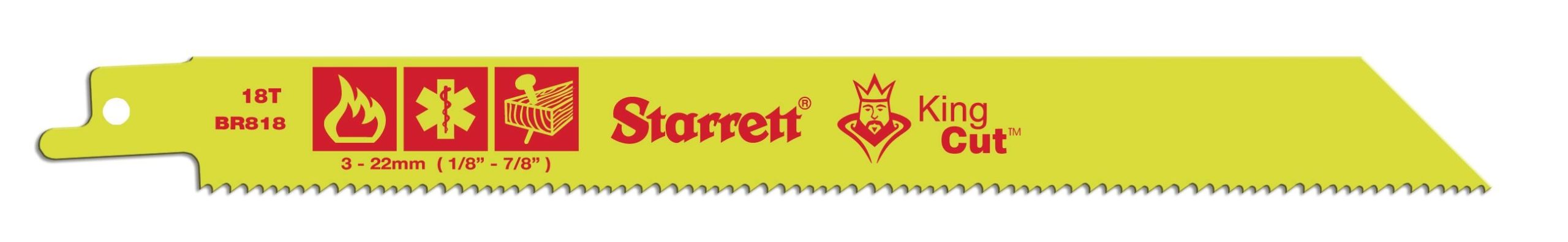 Starrett - Recip Saw Blade 203mm X 18tpi (2 PACK) - Image 2