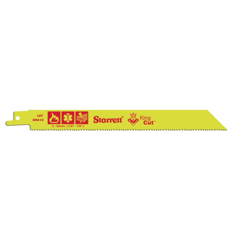 Starrett - Recip Saw Blade 203mm X 18tpi (5 PACK)