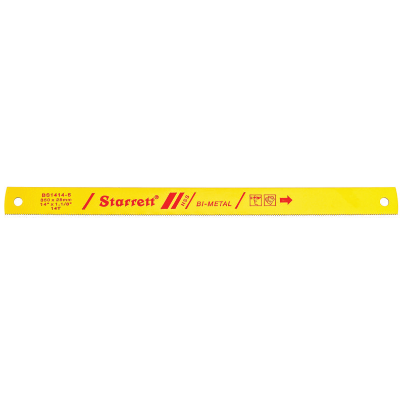 Starrett - Power Hacksaw Bi Metal 14inx1.1/8inx14tpi (SINGLES)