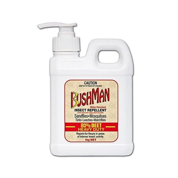 BUSHMAN - BUSHMAN ULTRA DRYGEL 1kg PUMP 80% DEET