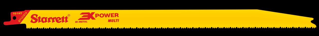 Starrett - Tapered Recip Saw Blade 300mm X 10-14 Tpi (2 PACK) - Image 2