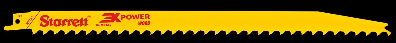 Starrett - Tapered Recip Saw Blade 300mm X 3tpi (2 PACK) - Image 2