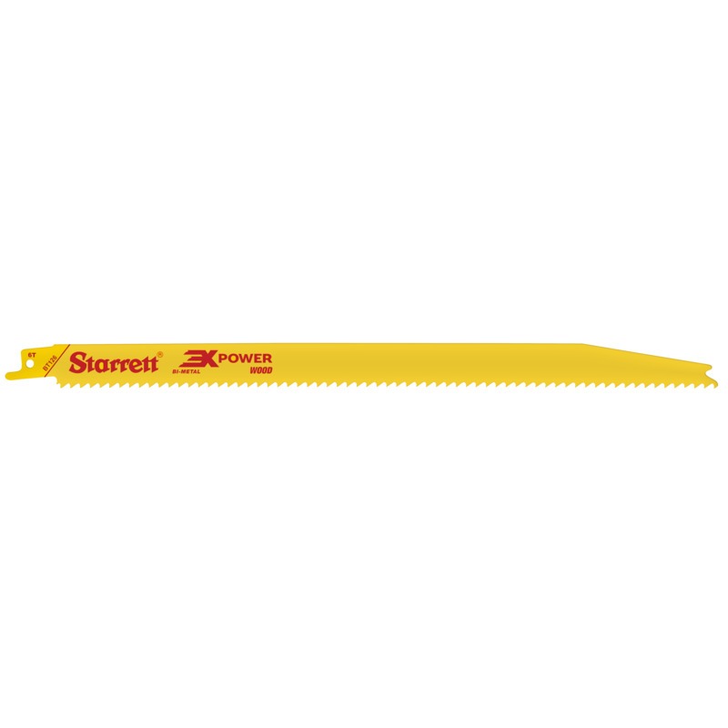 Starrett - Tapered Recip Saw Blade 300mm X 6tpi (5 PACK)