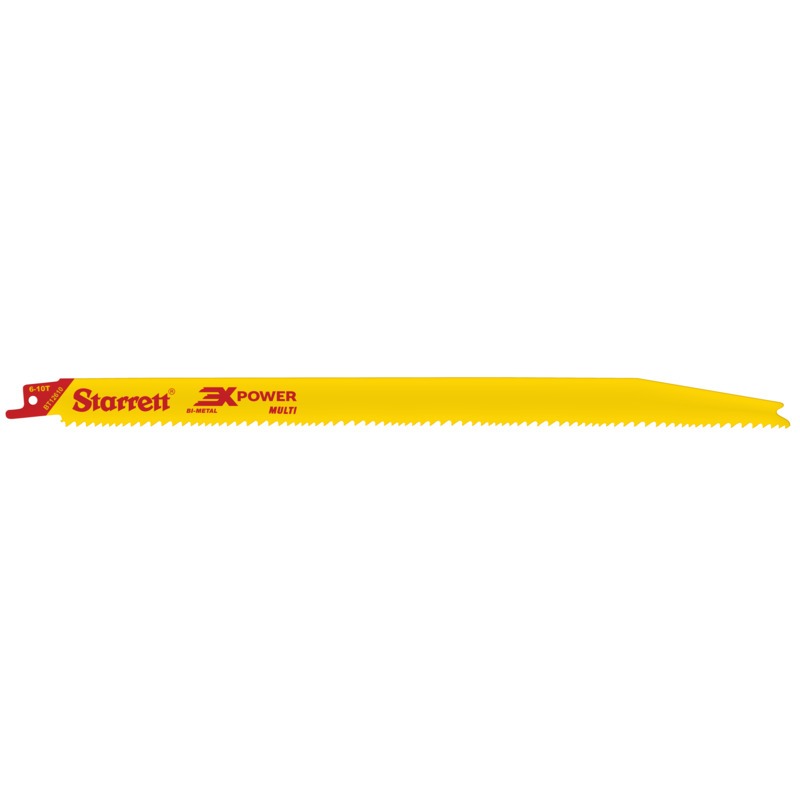 Starrett - Tapered Recip Saw Blade 300mm X 6-10tpi (5 PACK)