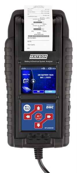 MATSON BATTERY/SYSTEM TESTER & PRINTER