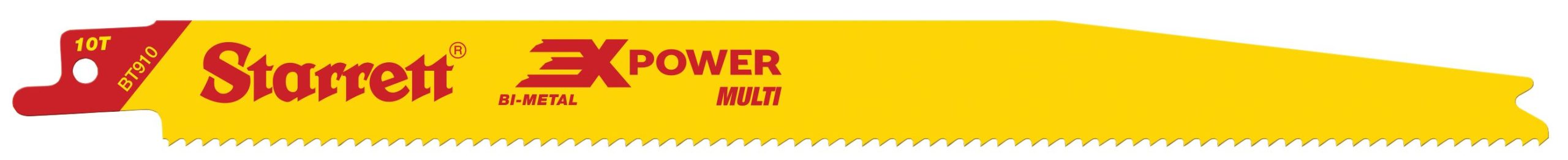 Starrett - Tapered Recip Saw Blade 225mm X 10tpi (2 PACK) - Image 2